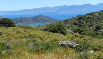 ELPL4310 – Building Plot of 7857m² with panoramic view in Elounda