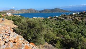 ELPL7287 –  Building plot of 3200m² with sea view in Elounda